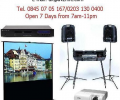 Projectors, screens, PA Systems mic hire Скриншот 0