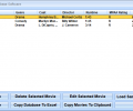 Movie Collection Database Software Скриншот 0