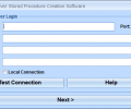 MS SQL Server Stored Procedure Creation Software Скриншот 0