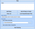 Delete Columns In Text, XLS and CSV Files Software Скриншот 0