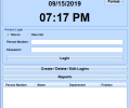 Time Attendance Recorder Software Скриншот 0