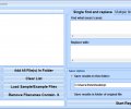 Find and Replace In All Files In Batch Software Скриншот 0