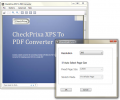 CheckPrixa XPS To PDF Converter Скриншот 0