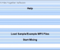 Mix Two MP3 Files Together Software Скриншот 0