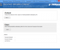 Document Metadata Cleaner Скриншот 0