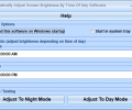 Automatically Adjust Screen Brightness By Time Of Day Software Скриншот 0